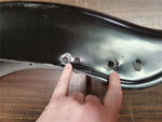 Black 1986-1992 Rear Motorcycle Fender Bobtail Chopper FXST Softail 7 1/2