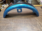 Teal Black & Gold Pinned Kawasaki Vulcan OEM Front Motorcycle Fender VN 1500