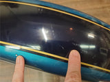 Teal Black & Gold Pinned Kawasaki Vulcan OEM Front Motorcycle Fender VN 1500