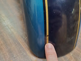 Teal Black & Gold Pinned Kawasaki Vulcan OEM Front Motorcycle Fender VN 1500