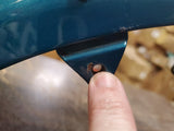 Teal Black & Gold Pinned Kawasaki Vulcan OEM Front Motorcycle Fender VN 1500