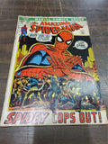 Sept 02457 The Amazing Spiderman 1972 Marvel Comic Spidey Cops Out Bronze Age
