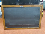 Vtg Budweiser Culmerville Hotel Mirrored Foiled Framed Mancave Bar Sign 33X21 IN