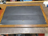 Vtg Budweiser Culmerville Hotel Mirrored Foiled Framed Mancave Bar Sign 33X21 IN