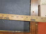 Vtg Budweiser Culmerville Hotel Mirrored Foiled Framed Mancave Bar Sign 33X21 IN