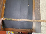 Vtg Budweiser Culmerville Hotel Mirrored Foiled Framed Mancave Bar Sign 33X21 IN