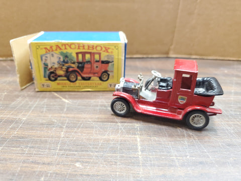 Vtg Matchbox Y-11 Packard Landaulet Die-Cast Lesney Yesteryear Model England