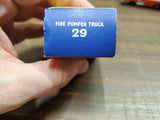 Vtg  Lesney Die-Cast Red Denver Fire Pumper Truck #29 Matchbox Collectible