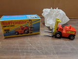 Vtg 1972 Superfast Lansing Bagnail Fork Lift Truck Lesney #15 Die-Cast Collectib