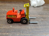 Vtg 1972 Superfast Lansing Bagnail Fork Lift Truck Lesney #15 Die-Cast Collectib