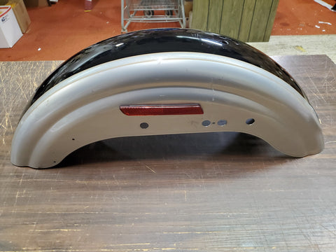 100TH Ann Black Silver Harley-Davidson Rear Motorcycle Fender Sportster 883 1200