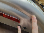 100TH Ann Black Silver Harley-Davidson Rear Motorcycle Fender Sportster 883 1200