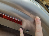 100TH Ann Black Silver Harley-Davidson Rear Motorcycle Fender Sportster 883 1200