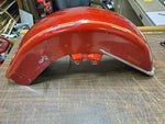 1984 Red & Gold Pinned Belt-Drive Front Motorcycle Fender Shovelhead OEM FLH OP