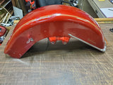 1984 Red & Gold Pinned Belt-Drive Front Motorcycle Fender Shovelhead OEM FLH OP