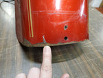 1984 Red & Gold Pinned Belt-Drive Front Motorcycle Fender Shovelhead OEM FLH OP