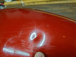1984 Red & Gold Pinned Belt-Drive Front Motorcycle Fender Shovelhead OEM FLH OP