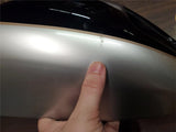 Rear Harley-Davidson V-rod Motorcycle Fender Black & Silver Pinstriped VRSCA