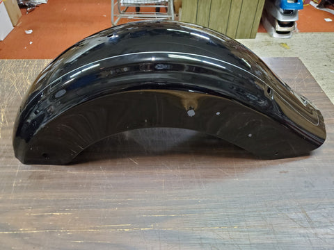 Black Pinned FLHXS Rear Motorcycle Fender FLHX Road Street Glide Harley-Davidson