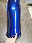 2002 Blue Tribal Rear Motorcycle Fender Wide Glide NOS CVO? Factory Custom Paint