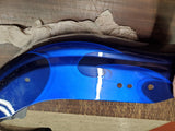 2002 Blue Tribal Rear Motorcycle Fender Wide Glide NOS CVO? Factory Custom Paint