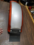 Orange & Grey Pinstriped Harley-Davidson Dyna Wide Glide Rear Motorcycle Fender