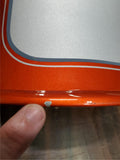Orange & Grey Pinstriped Harley-Davidson Dyna Wide Glide Rear Motorcycle Fender