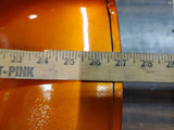 Orange & Grey Pinstriped Harley-Davidson Dyna Wide Glide Rear Motorcycle Fender