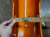 Orange & Grey Pinstriped Harley-Davidson Dyna Wide Glide Rear Motorcycle Fender