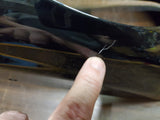 2007^ Rear Harley-Davidson Motorcycle Fender Sportster 883 1200 Black Pinstriped