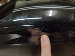2007^ Rear Harley-Davidson Motorcycle Fender Sportster 883 1200 Black Pinstriped