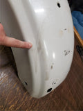 Pearl White Denim Rear Motorcycle Fender FLHX Road Street Glide Harley-Davidson