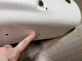Pearl White Denim Rear Motorcycle Fender FLHX Road Street Glide Harley-Davidson