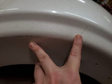 Pearl White Denim Rear Motorcycle Fender FLHX Road Street Glide Harley-Davidson