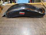Vivid Black Pinstriped Dyna Wide Glide Rear Motorcycle Fender FXST Softail