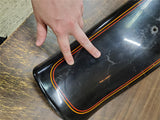 Vivid Black Pinstriped Dyna Wide Glide Rear Motorcycle Fender FXST Softail