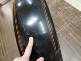 Vivid Black Pinstriped Dyna Wide Glide Rear Motorcycle Fender FXST Softail