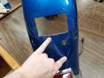 2000^ Blue Rear Motorcycle Fender OEM Harley-Davidson Touring FLHR Road King