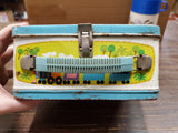 Vintage Aladdin Walt Disney World Metal Lunch Box W/ Lookout Peak Thermos