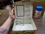 Vintage Aladdin Walt Disney World Metal Lunch Box W/ Lookout Peak Thermos