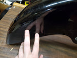 Black Tail Dragger Front Fender Custom Chopper Softail Sportster Fiberglass