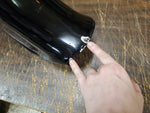 Black Tail Dragger Front Fender Custom Chopper Softail Sportster Fiberglass