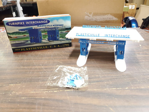 Vtg Bachmann Plasticville All American Turnpike Interchange Plastic Kit Collecti