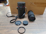 Vtg Quantaray Auto Zoom 75-200MM 1:45 Macro NO-152519 MC Lens & Carrying Case
