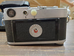 Vtg Germany Leica Leitz Wetzlar Camera & Leica Meter MC Merrawatt & Elmar Lens