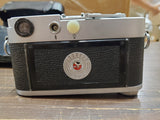 Vtg Germany Leica Leitz Wetzlar Camera & Leica Meter MC Merrawatt & Elmar Lens