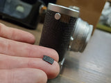Vtg Germany Leica Leitz Wetzlar Camera & Leica Meter MC Merrawatt & Elmar Lens