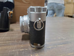 Vtg Germany Leica Leitz Wetzlar Camera & Leica Meter MC Merrawatt & Elmar Lens