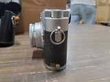 Vtg Germany Leica Leitz Wetzlar Camera & Leica Meter MC Merrawatt & Elmar Lens