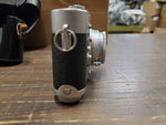 Vtg Germany Leica Leitz Wetzlar Camera & Leica Meter MC Merrawatt & Elmar Lens